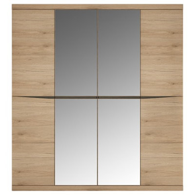 Ledwith 4 Door Solid Wood Wardrobe
