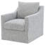 Fauteuil pivotant gris Merced