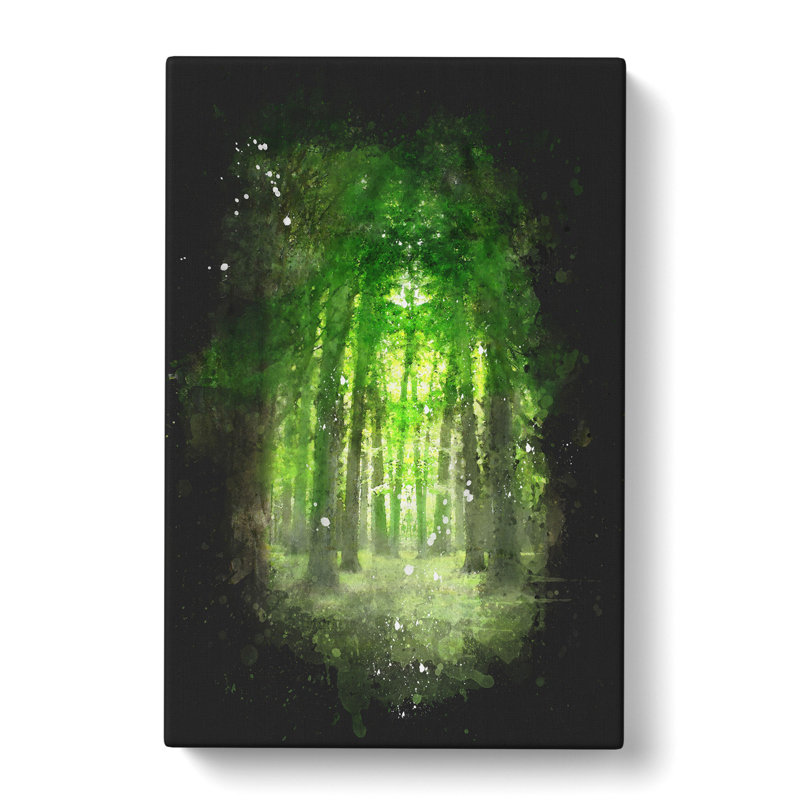 Green Forest Vol.2 - Wrapped Canvas, 60cm H x 40cm W x 3cm D