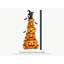 Pumpkin Tower Growth Chart Wall Decal, Peel and Stick Height Ruler for Kids Bedroom, Cut to Shape Matte Vinyl Sticker Set, Growth chart 60"H, measures 1 ft to 6 ft