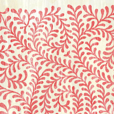 Motifs patinés en rouge III