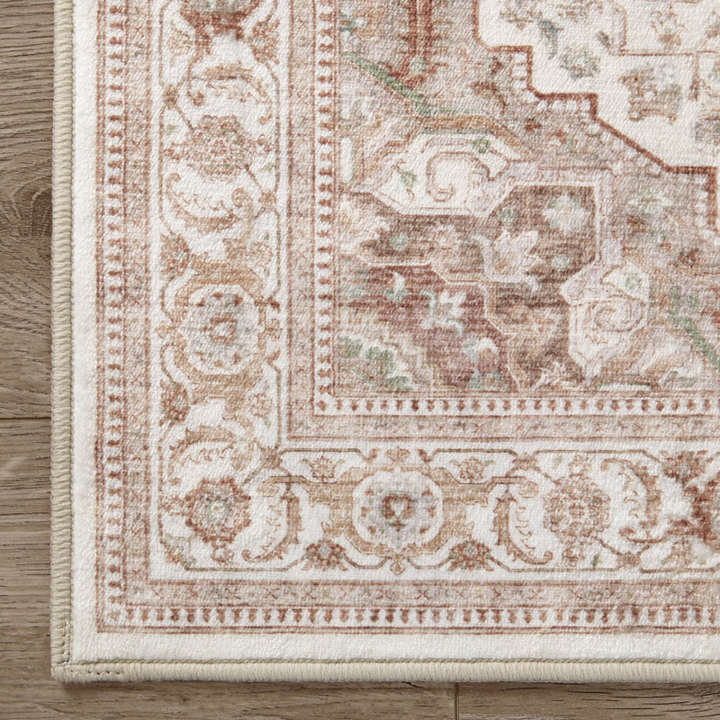  Wyatt & Ash Dream Mink Rylan Printed Chenille Rugs, 7'10" x 10', Brown