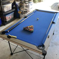 Triumph 72 Portable Pop Up Folding Pool Table - Sports Unlimited