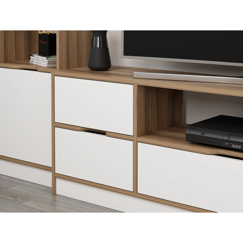 Azhaan 70.9'' W Storage Credenza, Blanc