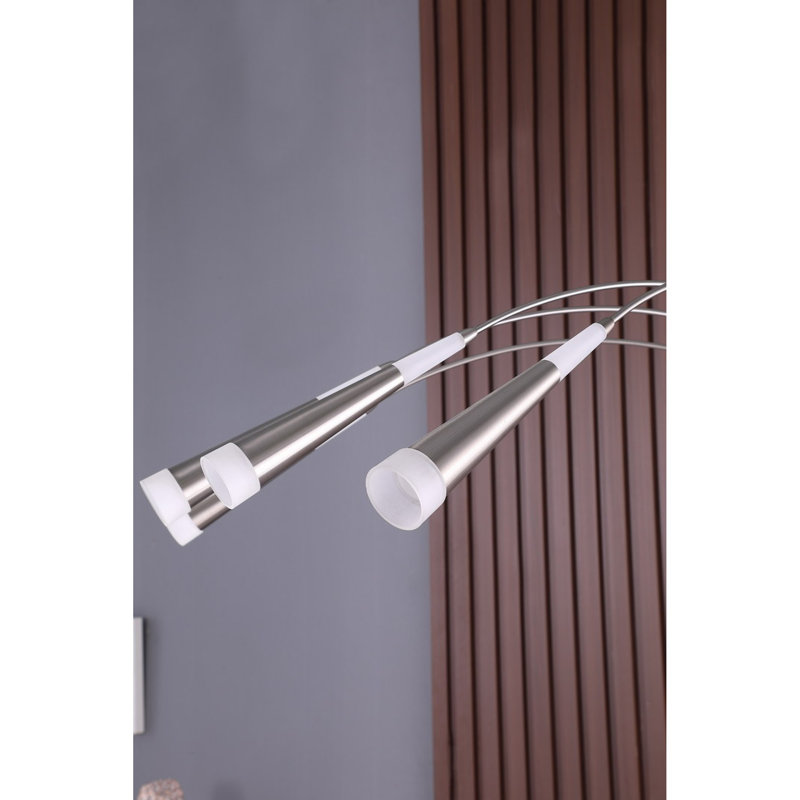 Elegant Led Floor Lamp With Metal Arc Design For Modern Living Spaces