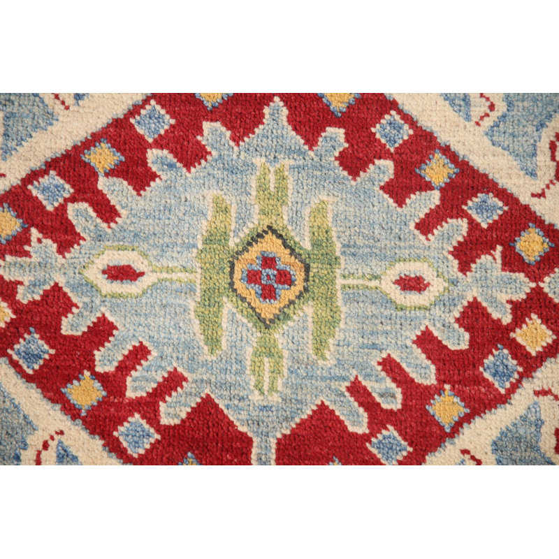 Light Blue Kazak Oriental Area Rug 7x10