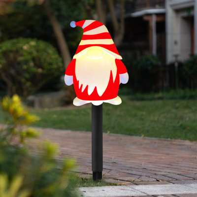 Lumières de Noël à DEL pour prise de terre à l'extérieur