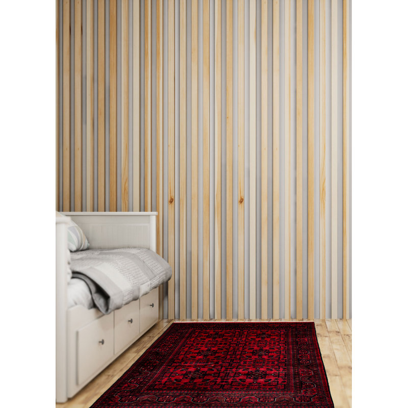 Hollifield Red Rug 4'4" x 6'7"