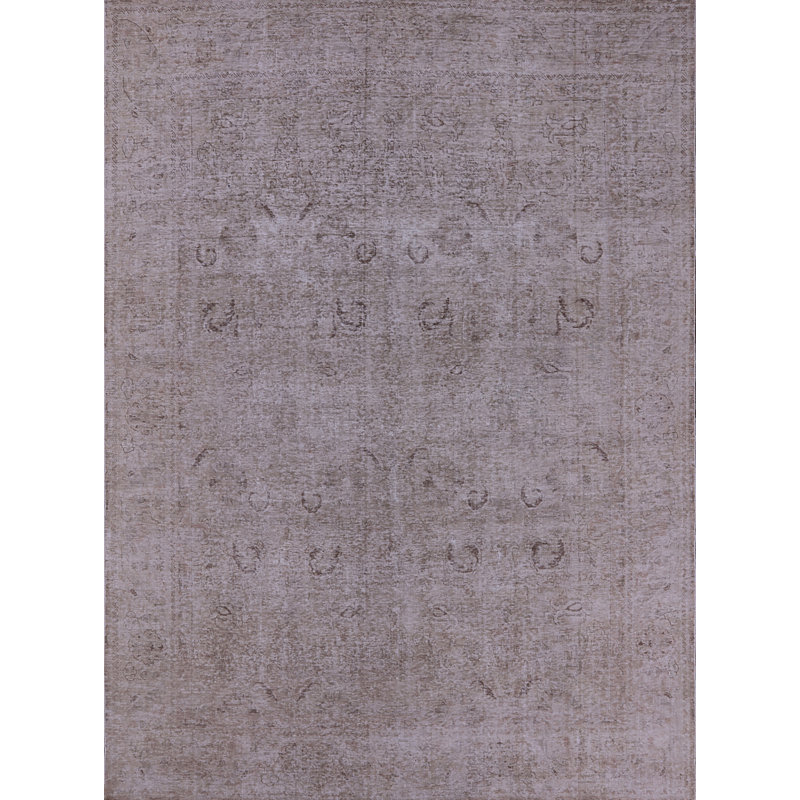 Tapis oriental gris Gahanna, Rond 5 pi