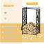 46cm W x 30cm D Metal Log Store