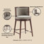 Tabouret de comptoir rembourré Evalyn-1705018162-1705018157