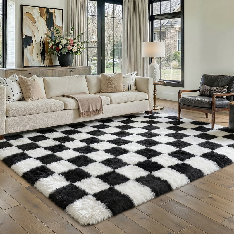 Shag Area Rug, Rectangle 183 x 274 cm