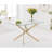 Glass Top Metal Base Dining Table-286751199-321727478