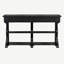 Console rétro, table de vestibule, canapé avec rangement spacieux et conception ouverte-789261523