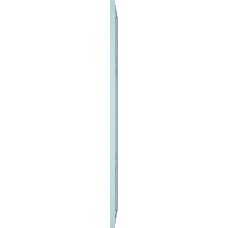 Volets à fixation fixe en PVC True Fit, 15", Bleu paisible, 25"