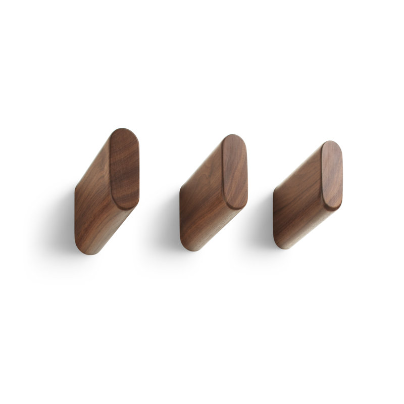 Wook Wall Hook, Walnut