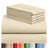 Luxclub 4 PC Cream Queen Silky Soft Cooling Extra Deep Pocket Performance Sheet Set-123418286-123418299