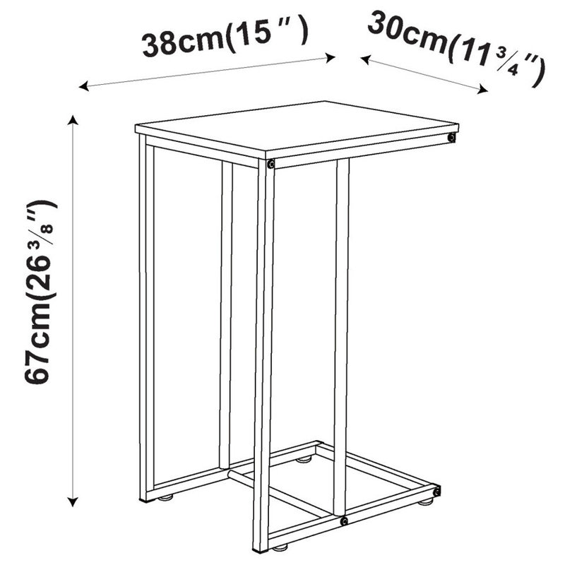 Sauncho End Table, Oak