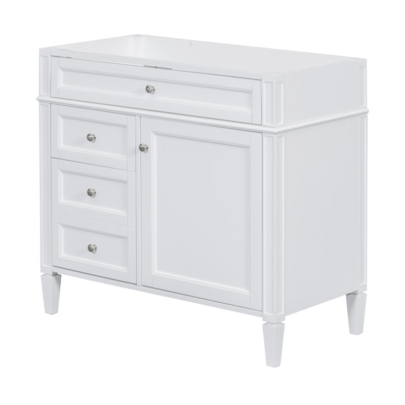 Meuble-lavabo 36 po (bases de meuble-lavabo seulement, sans lavabo supérieur), Blanc