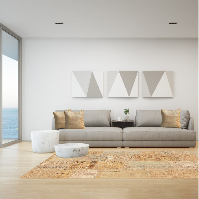 Genneth Patchwork Area Rug, Rectangle 140 x 200cm