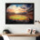 «The Anticipation Of The Game Stadium», reproduction sur toile