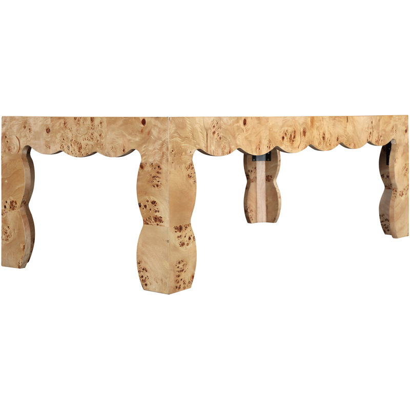 Vassa Burl Veneer Coffee Table, Naturel
