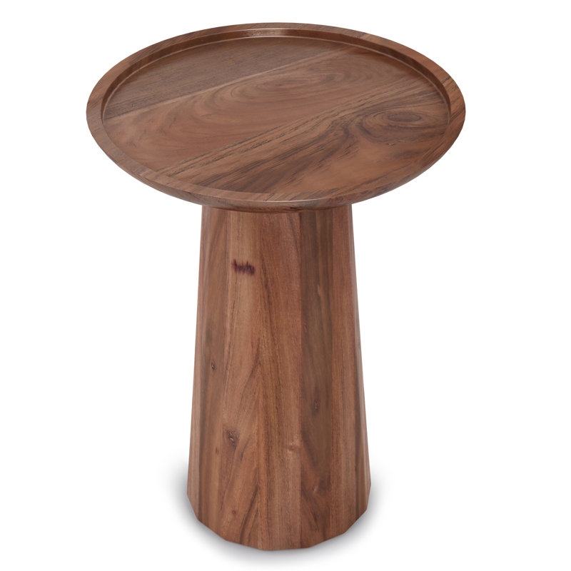 Modern - Wooden Accent Table - Light Cognac, Dark Brown