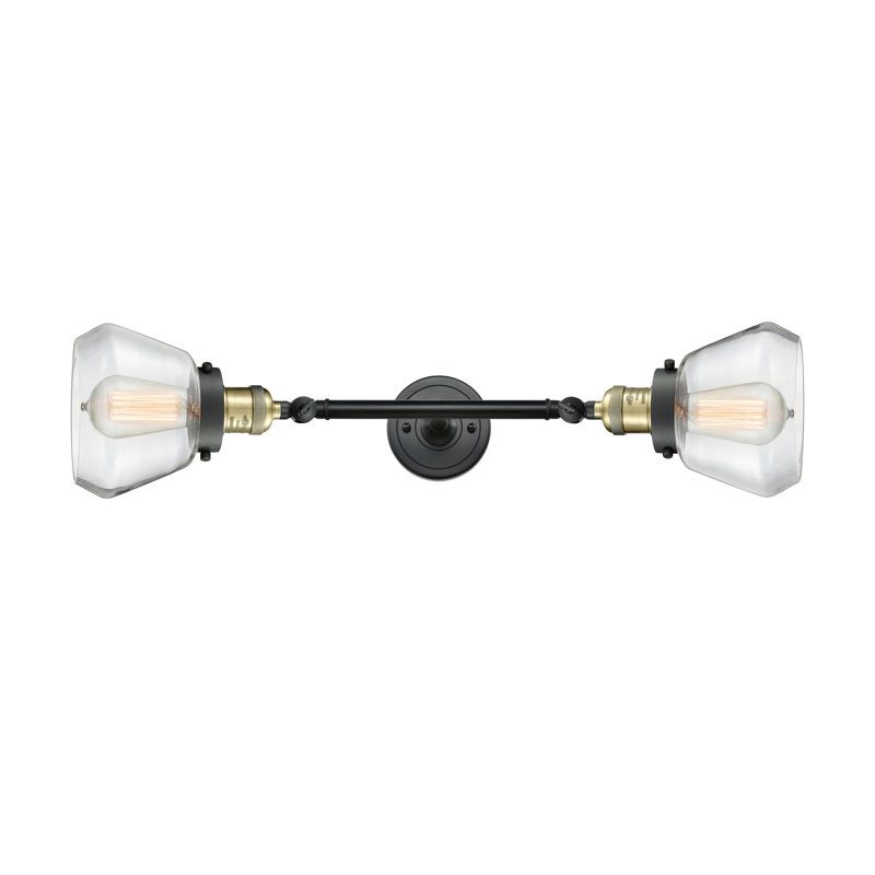 Éclairage pour salle de bain à intensité variable 2 lumières Chill, Ampoule incandescente rétro de 60 watts, Transparent