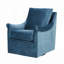 Fauteuil demi-tonneau pivotant rembourré
