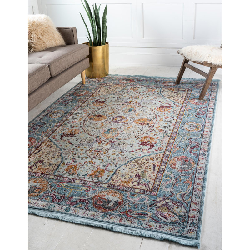 Oriental Indoor Rug, Rectangle 7' x 10'
