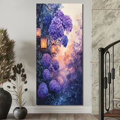 Countryside Hydrangea And Light Beauty II - Hydrangea Canvas Print
