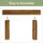 Versatile End Table,Compact Console Table,Wood Coffee Table