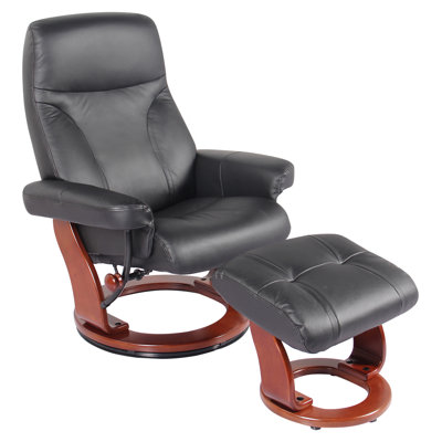 Mélanie Swivel Recliner with Ottoman