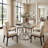 Dorene Yuko Round Glass Dining Table