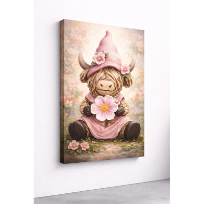 Mignon gnome de vache Highland
