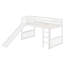 Lit mezzanine simple avec glissade