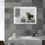 Miroir de salle de bain à intensité variable 36 "x 28" avec lumières HOMcom-73313465