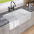30 in. Fireclay Apron Front Farmhouse Kitchen Sink Single Bowl Farm Sink in White with Grid & Basket Strainer-88039485