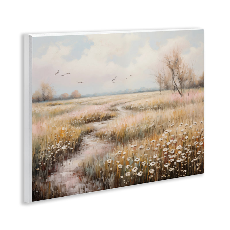 «Wildflowers» par Rustic, plaque murale, design par Arlington Prints