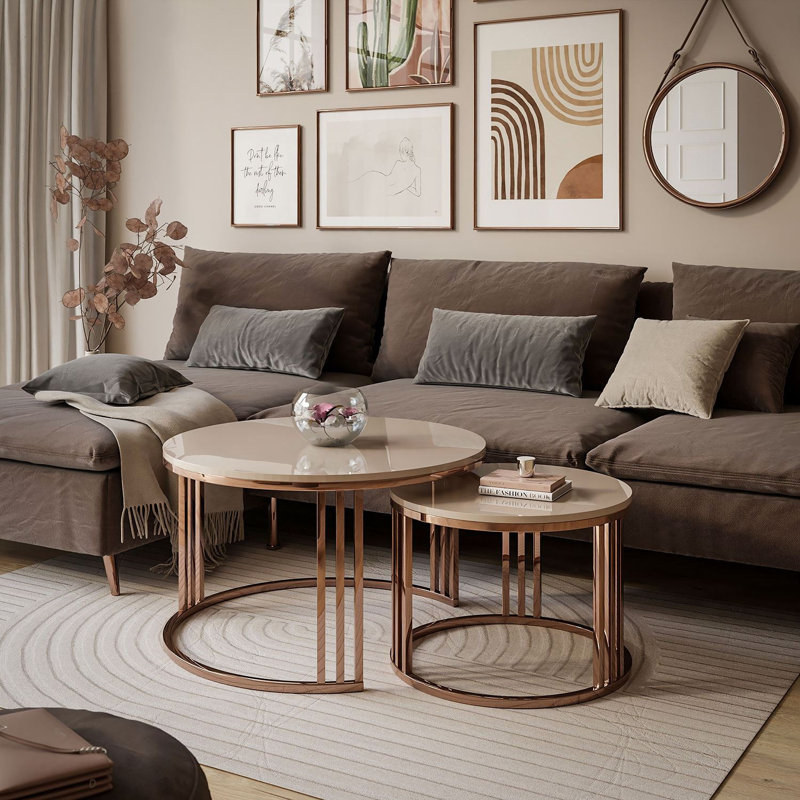 Coffee Table, Cashmere Gloss