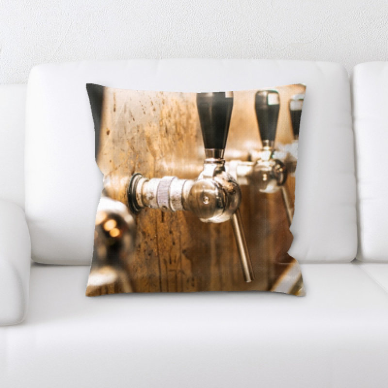 Microsuede Reversible Throw Pillow