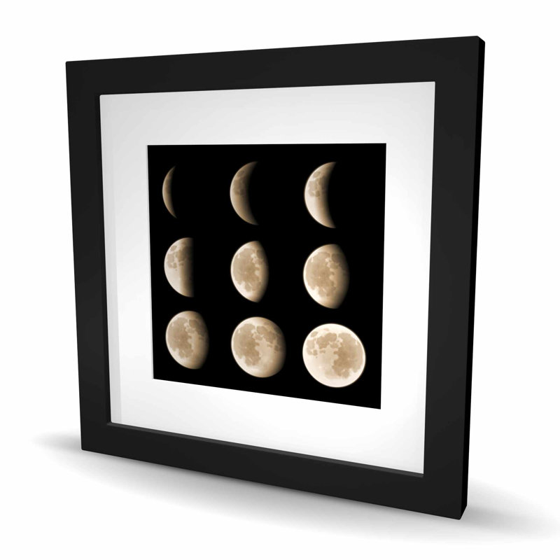 Eclipse in Nine Phases - reproduction d'art moderne encadrée
