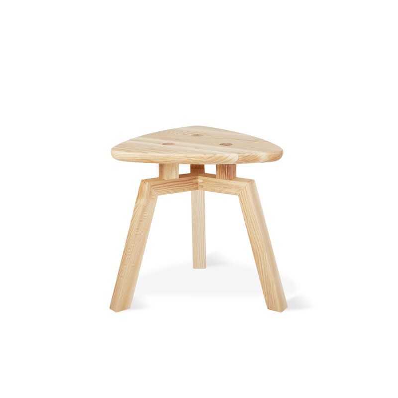 Solana Triangular End Table, Ash Natural