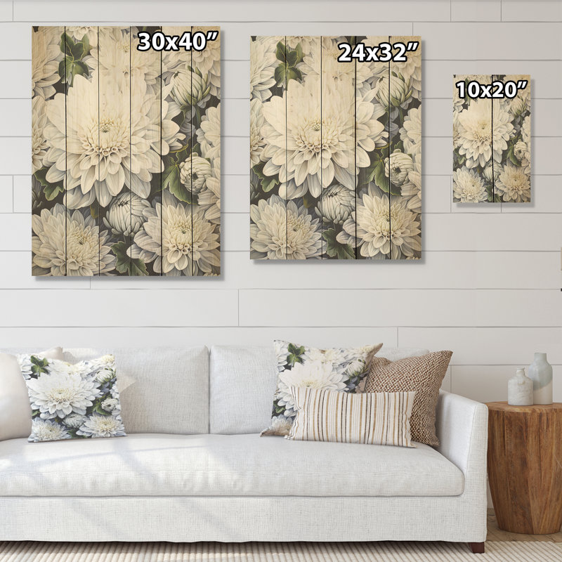 Minimalisme des mamans en vert et blanc - Art sur bois de pin naturel, H 20 po x l 10 po