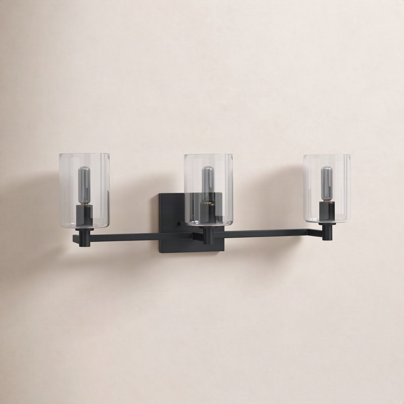 Fullton 3 - Light Vanity Light, Midnight Black