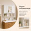Armoire à pharmacie murale avec miroir en blanc Crescent l 41 po x H 28,7 po Crescent-129387511