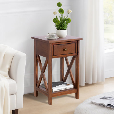 Brookstonval End Table with Storage