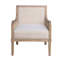 Chaise d'appoint avec coussin de dossier amovible