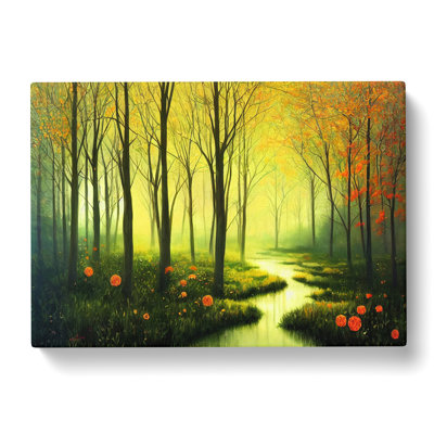 Spring Forest Flowers Vol.4 - Wrapped Canvas