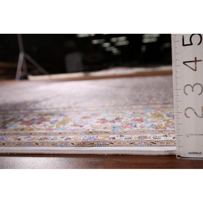 Tapis traditionnel turc à motif floral 5 x 8